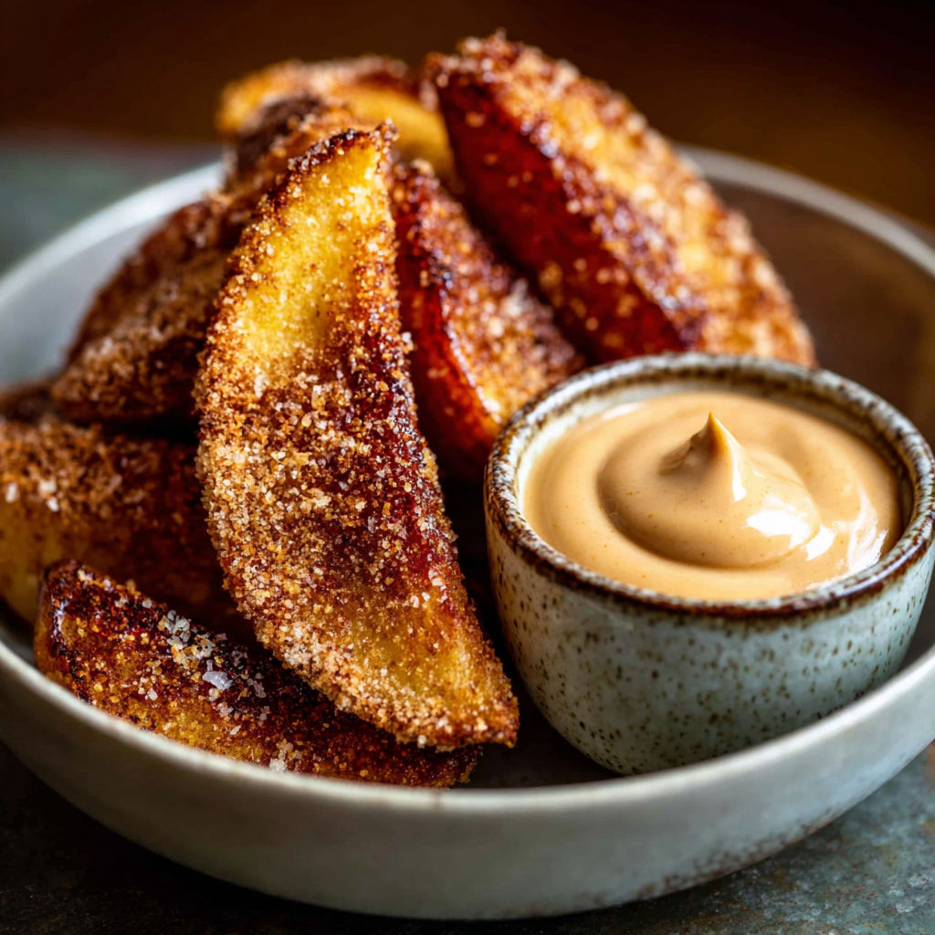 Air Fried Apple Wedges recipe