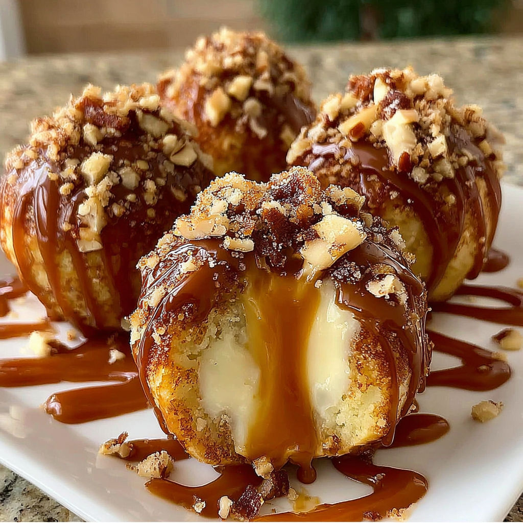 Apple Caramel Bombs Easy recipe