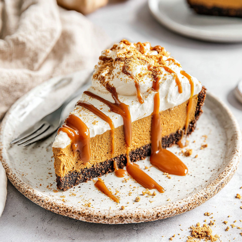 Biscoff Pumpkin Pie recipe