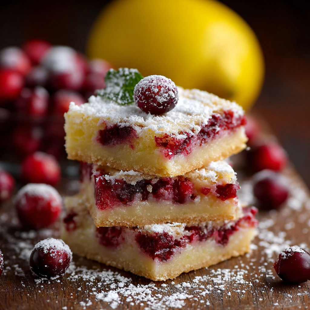 Best Cranberry Lemon Bars recipe