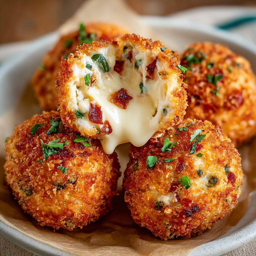 crispy cheese jalapeño balls recipe