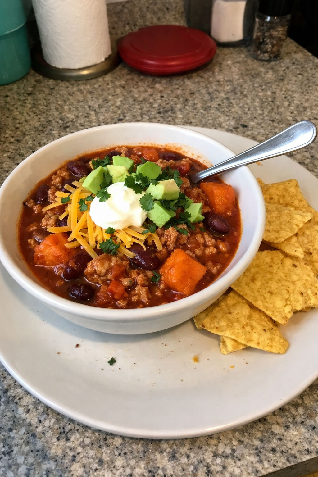 Sweet Potato Turkey Chili recipe